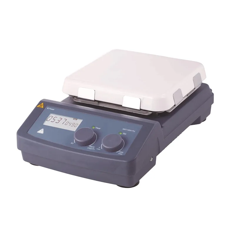 Pengaduk Hotplate Magnetik Digital LCD Dengan Pelat Keramik 7 Inci